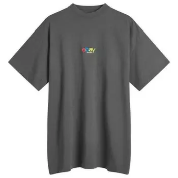 Футболка большого размера на eBay Balenciaga, черный