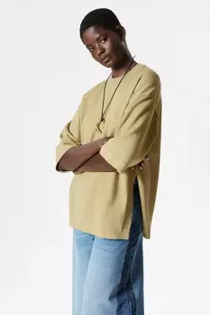 Футболка большого размера & Other Stories, желтый