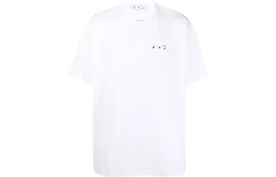 Футболка большого размера с логотипом утопающего человека Караваджо с надписью «Святой Иероним» Off-White, белый