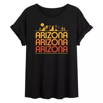 Футболка большого размера с повторяющимся рисунком Arizona для юниоров Licensed Character