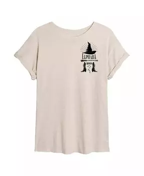 Футболка большого размера с принтом Wicked Elphaba от Juniors Trendy Hybrid Apparel, коричневый/бежевый