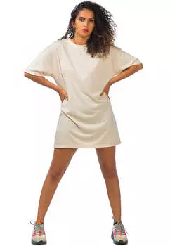 Футболка большого размера с университетским графическим принтом London Rag, бежевый