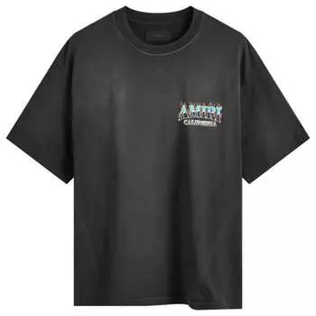 Футболка большого размера Sunny Place Amiri, черный