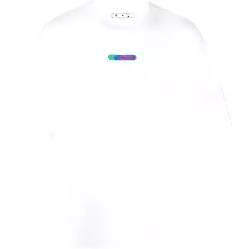 Футболка большого размера Weed Arrows Off-White, белый