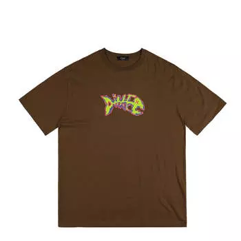 Футболка bones Dime, коричневый