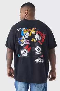 Футболка BoohooMAN Mickey Mouse, черный