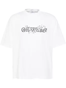 Футболка Bookish Flower Skate Off-White, белый