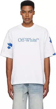 Футболка Bookish Stripes Skate Off-White