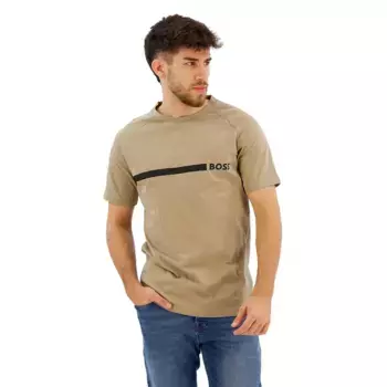 Футболка BOSS 10249533 Slim Fit, бежевый