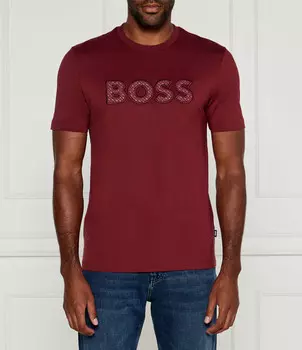 Футболка BOSS BLACK C-Thompson Regular Fit, бордо