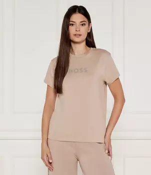 Футболка BOSS BLACK Cosmo Regular Fit, бежевый