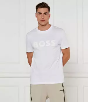 Футболка Boss Green Mirror Regular Fit, белый