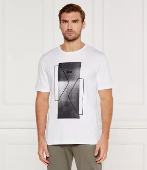 Футболка BOSS GREEN Regular Fit, белый