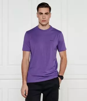 Футболка Boss Green Regular Fit, фиолетовый
