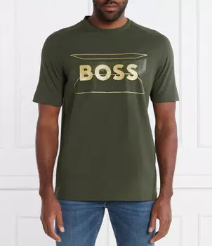 Футболка BOSS GREEN Tee 2 Regular Fit stretch, цвет verde bottiglia
