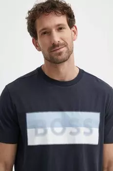 Футболка Boss Green, темно-синий