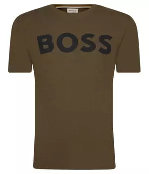 Футболка Boss Kidswear Regular Fit, коричневый