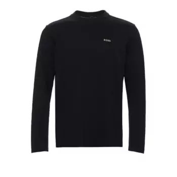 Футболка BOSS Long 10256064 Long Sleeve, черный