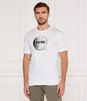 Футболка BOSS ORANGE Moon Regular Fit, белый