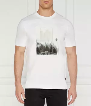 Футболка BOSS ORANGE Regular Fit, белый