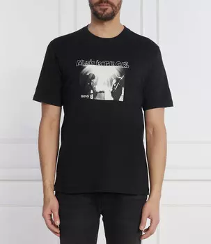 Футболка BOSS ORANGE Regular Fit, черный