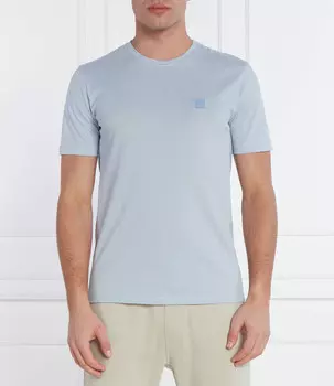Футболка BOSS ORANGE tales Relaxed fit, небесно-голубой