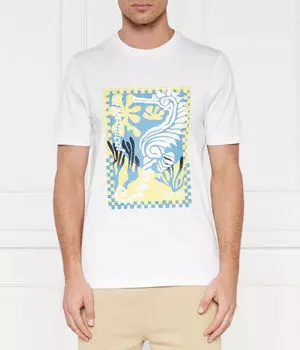 Футболка Boss Orange Te_cassette, белый