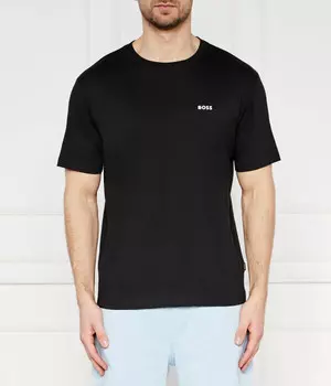 Футболка Boss Orange Te_Coral с принтом на спине, черный