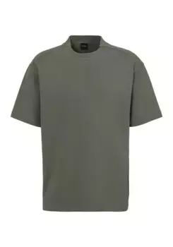 Футболка BOSS ORANGE "Te_Dye_" с круглым вырезом, зеленый