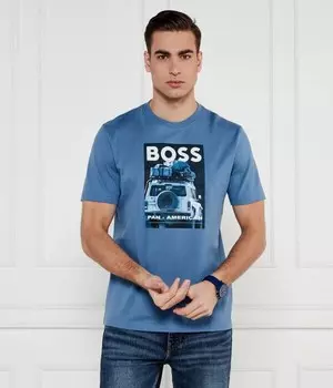 Футболка Boss Orange Te Mextour Regular Fit, синий