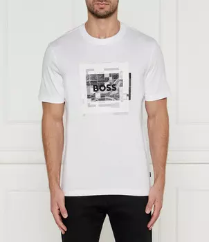 Футболка BOSS ORANGE TE_URBAN Regular Fit, белый