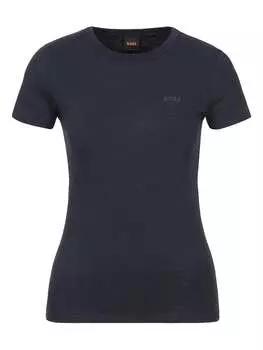 Футболка BOSS Orange, темно-синий