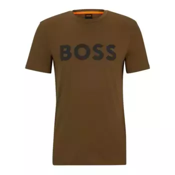 Футболка BOSS Thinking, зеленый