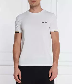 Футболка Boss x Matteo Berrettini Slim fit Boss Green, белый