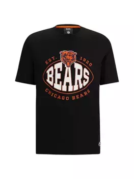 Футболка BOSS x NFL из эластичного хлопка Boss, цвет bears charcoal