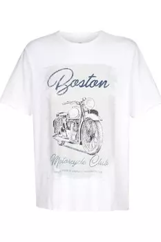 Футболка Boston Park Kurzarm, белый