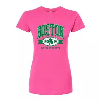 Футболка Boston с графическим принтом для юниоров Licensed Character, розовый