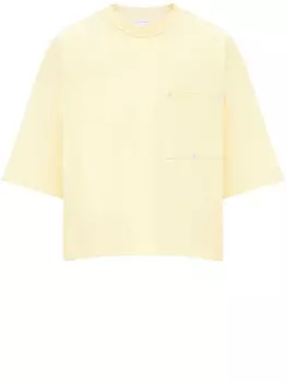 Футболка Bottega Veneta Cotton, кремовый