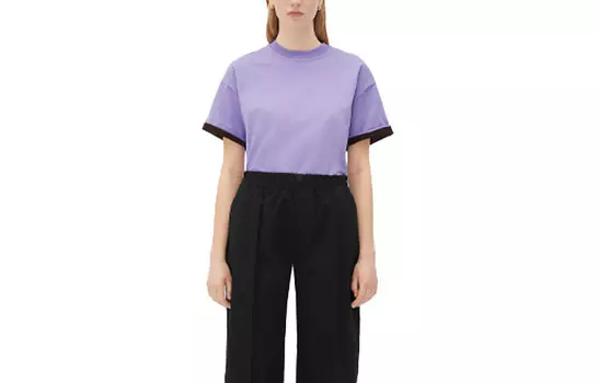 Футболка Bottega Veneta, фиолетовый
