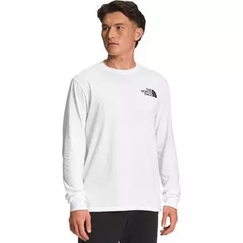 Футболка Box NSE с длинными рукавами мужская The North Face, цвет TNF White/TNF Black