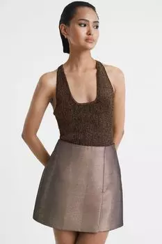 Футболка боксера Metallic Scarlet Reiss, коричневый