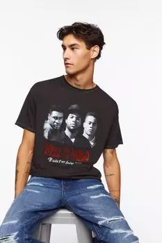 Футболка Boyz N The Hood с заклепками и графическим рисунком Forever 21, черный