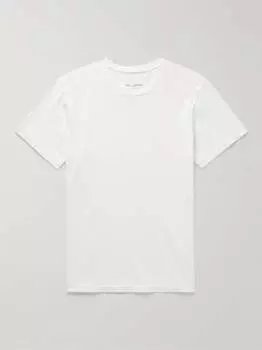 Футболка Bradley из хлопкового джерси NILI LOTAN, белый