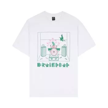 Футболка Brain Dead Drummer Boy Tee 'White', белый