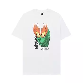 Футболка Brain Dead Fire Eyes Tee 'White', белый