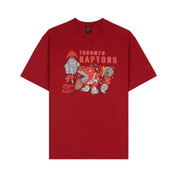 Футболка Brain Dead x NBA Toronto Raptors 'Red', красный