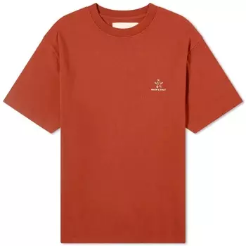 Футболка Bram's Fruit Outline Lemon, бордовый