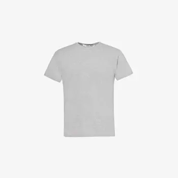 Футболка Brand-Patch с круглым вырезом, стандартного кроя, из хлопкового джерси Comme Des Garcons Play, серый