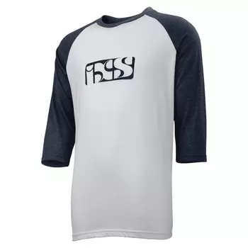 Футболка Brand Tee 3/4 6.1 - Белый/Синий IXS, черный