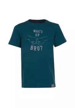 Футболка братан Band of Rascals, цвет Dark Petrol